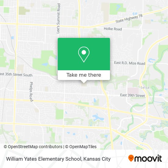 William Yates Elementary School map