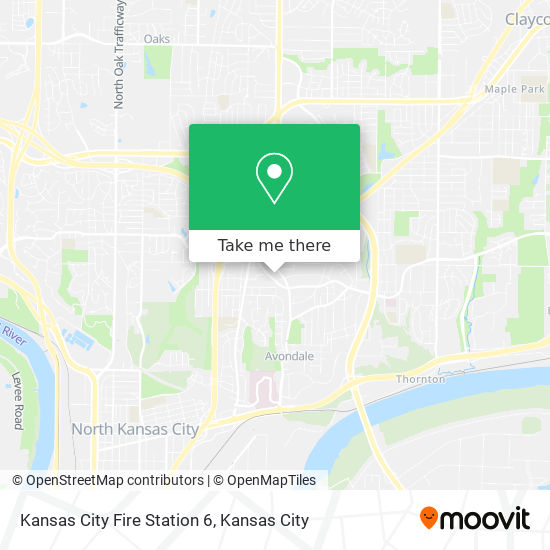 Kansas City Fire Station 6 map