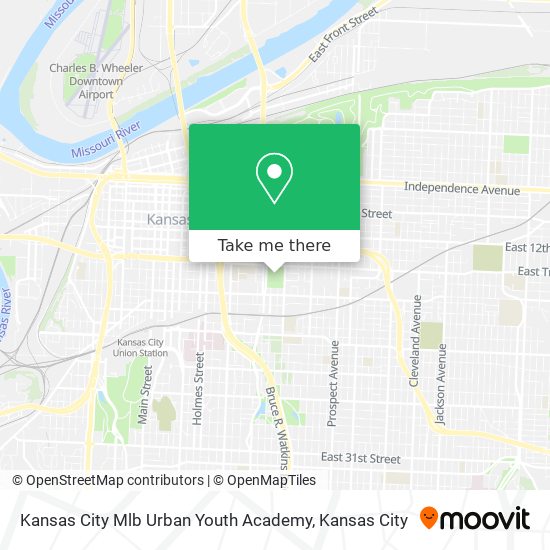 Kansas City Mlb Urban Youth Academy map