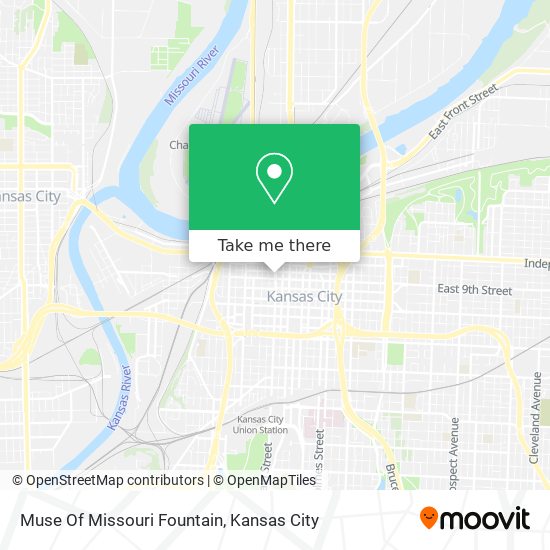 Muse Of Missouri Fountain map