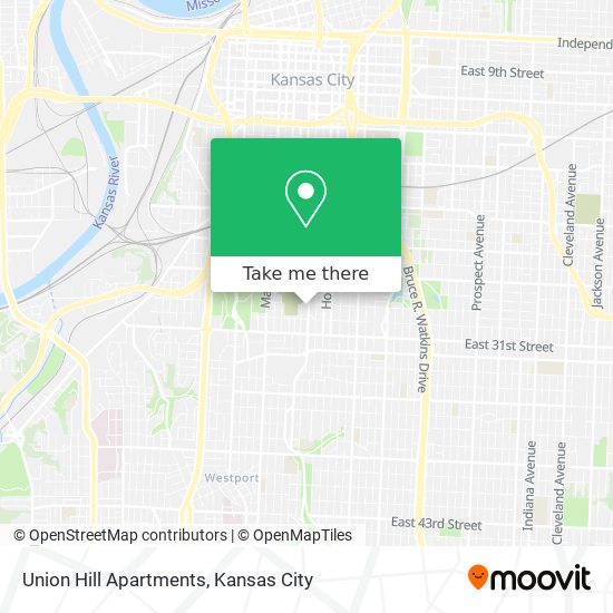 Union Hill Apartments map