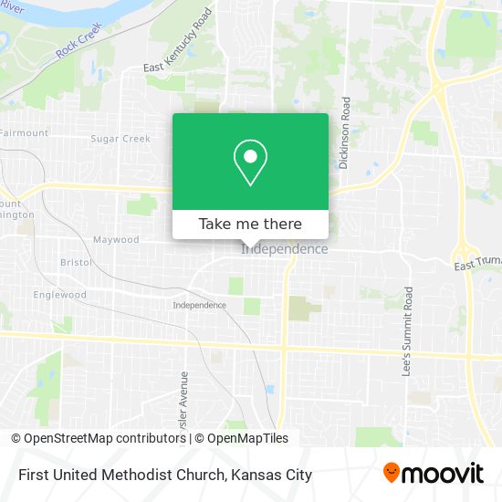 First United Methodist Church map