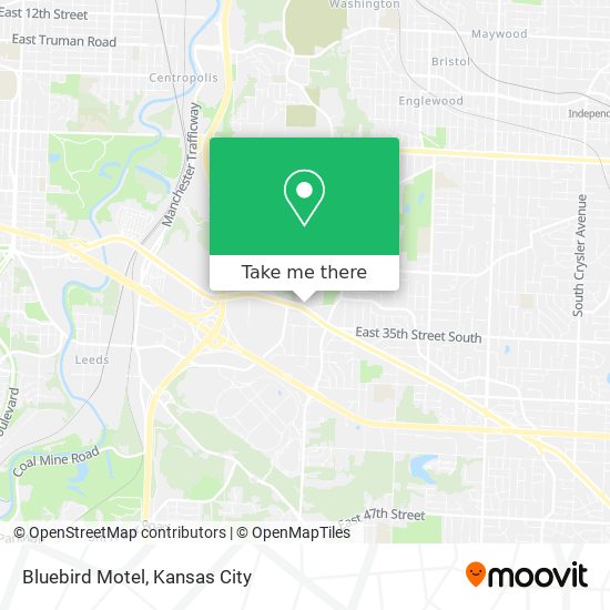 Bluebird Motel map