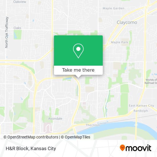 H&R Block map