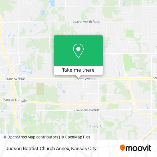 Judson Baptist Church Annex map