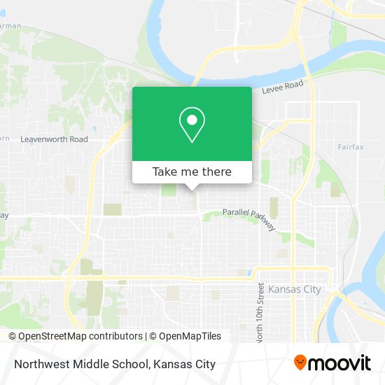 Northwest Middle School map