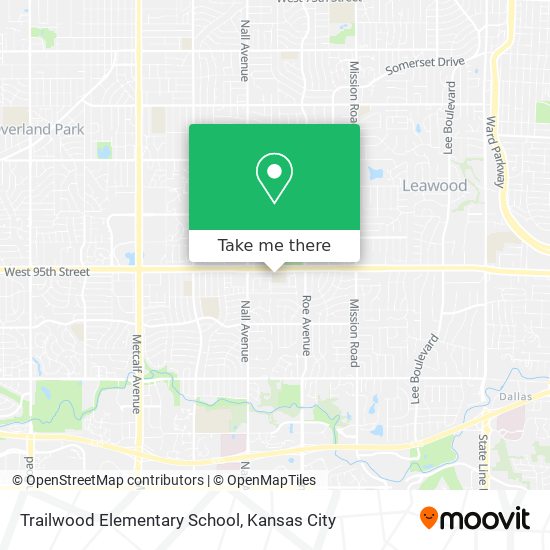 Trailwood Elementary School map
