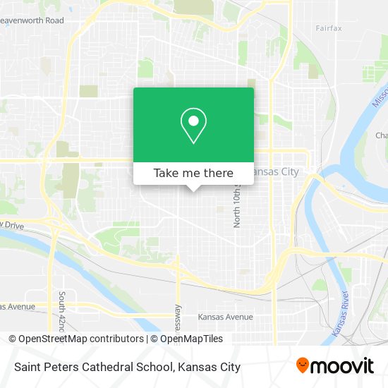 Saint Peters Cathedral School map