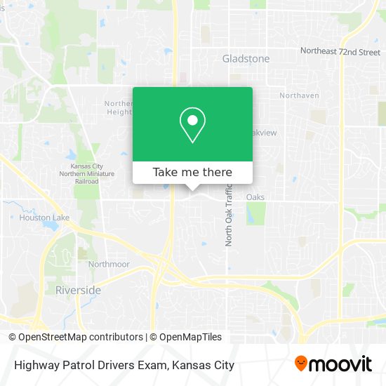 Highway Patrol Drivers Exam map