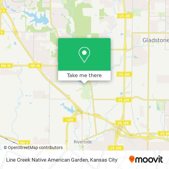 Mapa de Line Creek Native American Garden