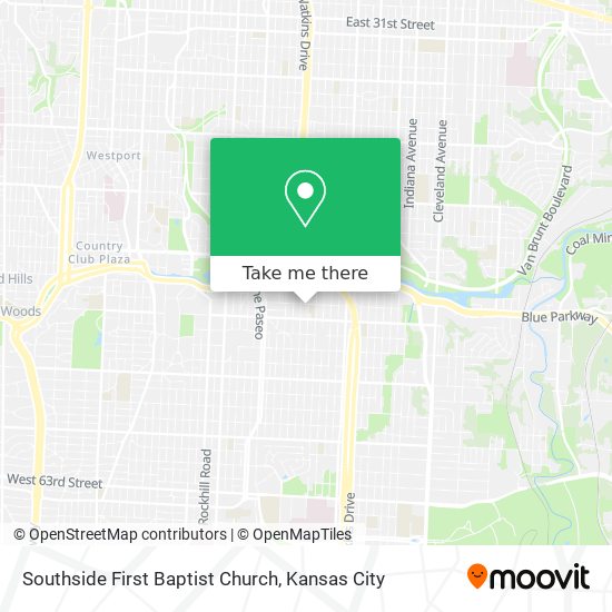 Mapa de Southside First Baptist Church