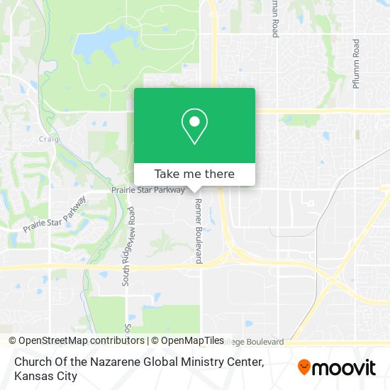 Church Of the Nazarene Global Ministry Center map