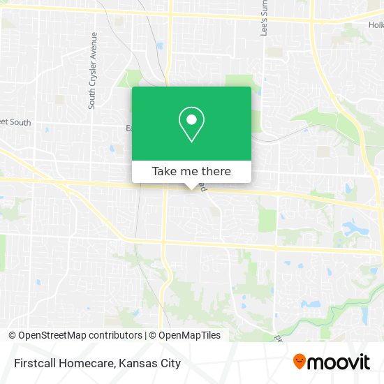 Firstcall Homecare map