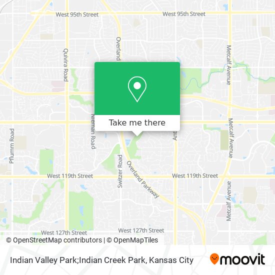 Indian Valley Park;Indian Creek Park map