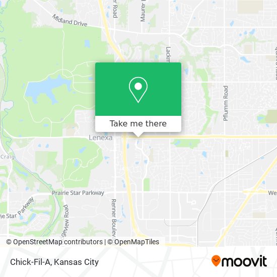 Chick-Fil-A map