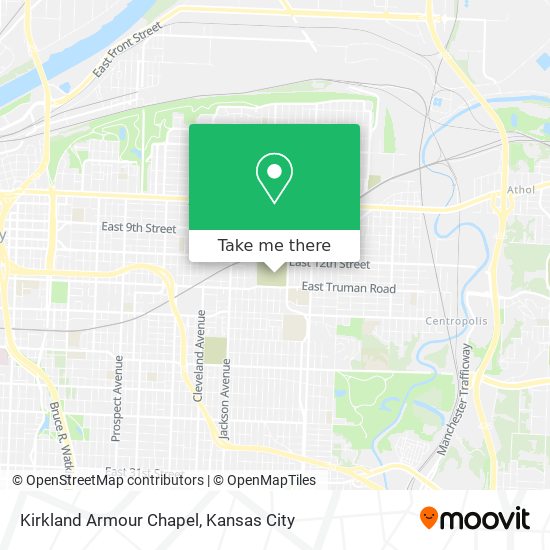 Mapa de Kirkland Armour Chapel