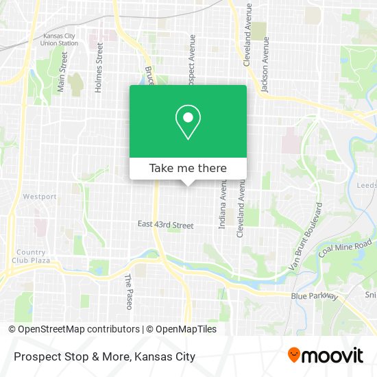 Prospect Stop & More map