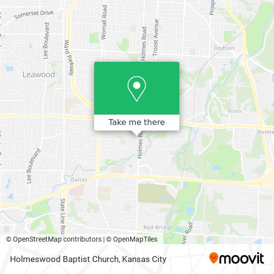 Holmeswood Baptist Church map