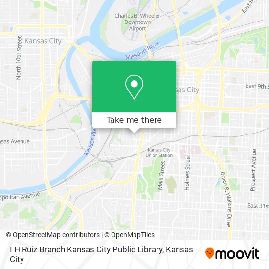 Mapa de I H Ruiz Branch Kansas City Public Library