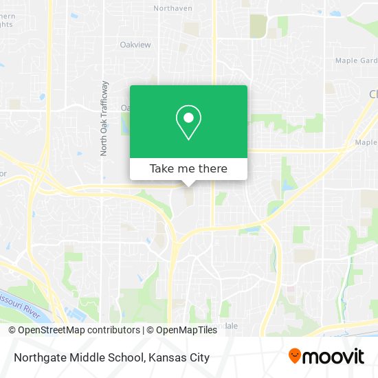 Mapa de Northgate Middle School