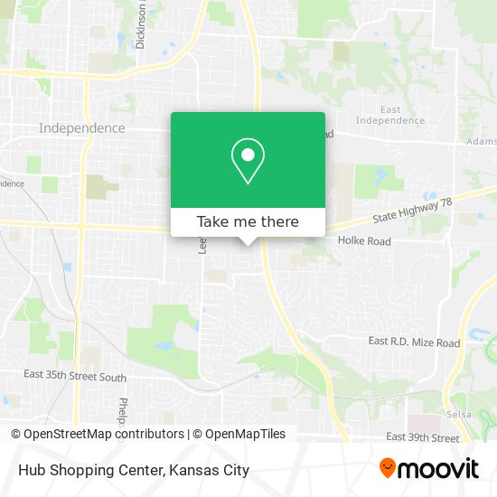 Hub Shopping Center map