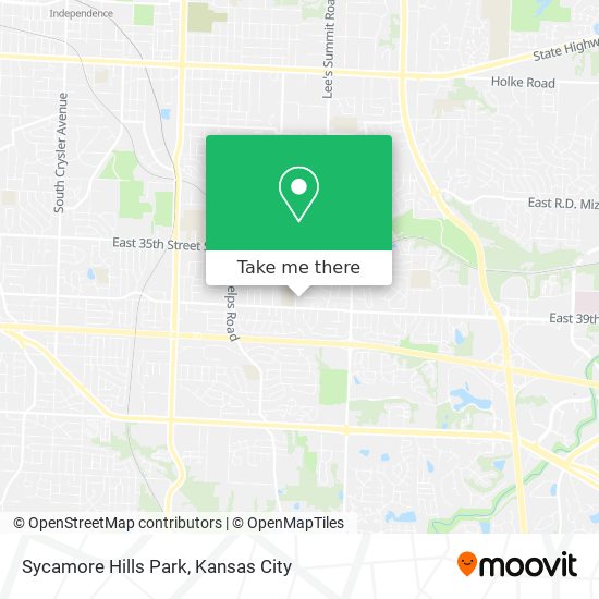 Mapa de Sycamore Hills Park