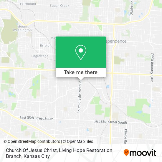 Church Of Jesus Christ, Living Hope Restoration Branch map