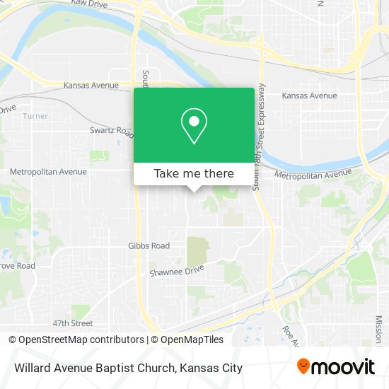 Mapa de Willard Avenue Baptist Church