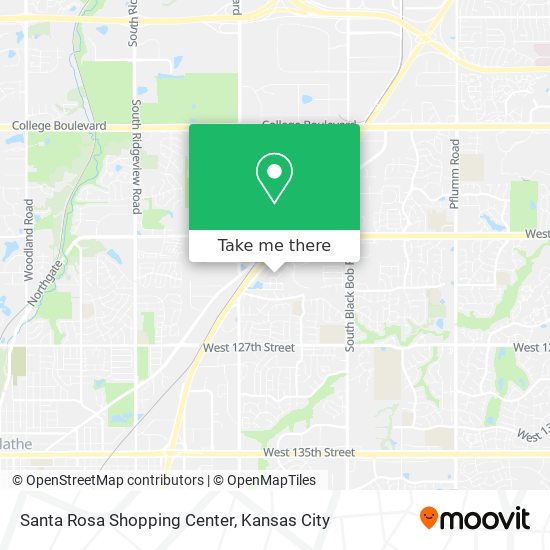 Santa Rosa Shopping Center map