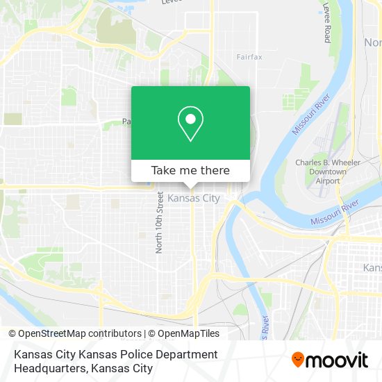 Kansas City Kansas Police Department Headquarters map