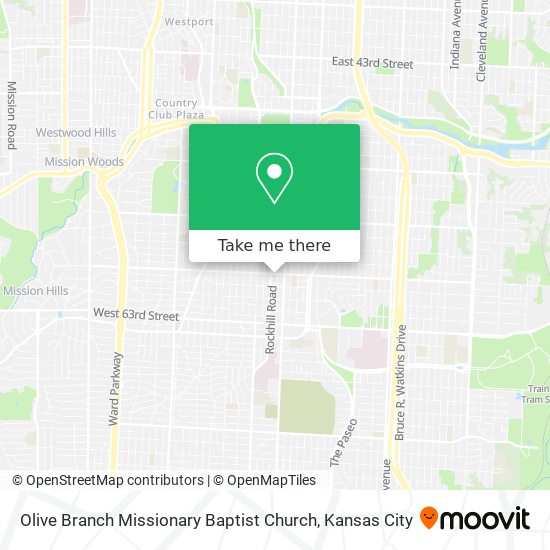 Olive Branch Missionary Baptist Church map