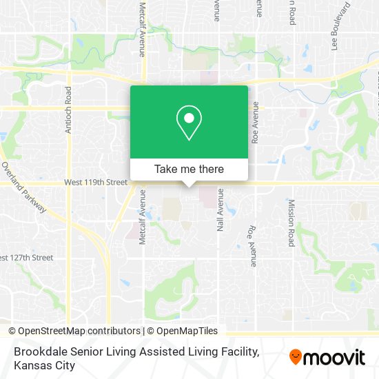 Mapa de Brookdale Senior Living Assisted Living Facility