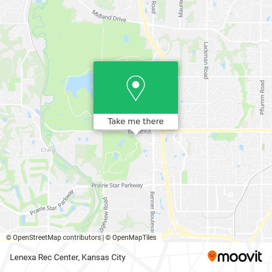 Lenexa Rec Center map