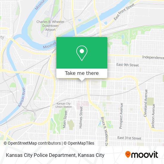 Kansas City Police Department map