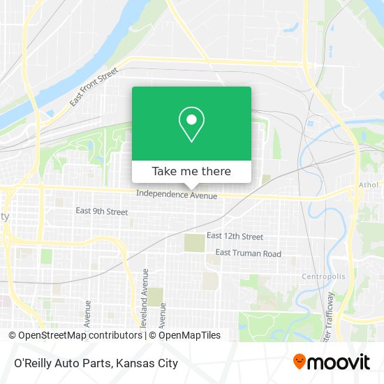 Mapa de O'Reilly Auto Parts