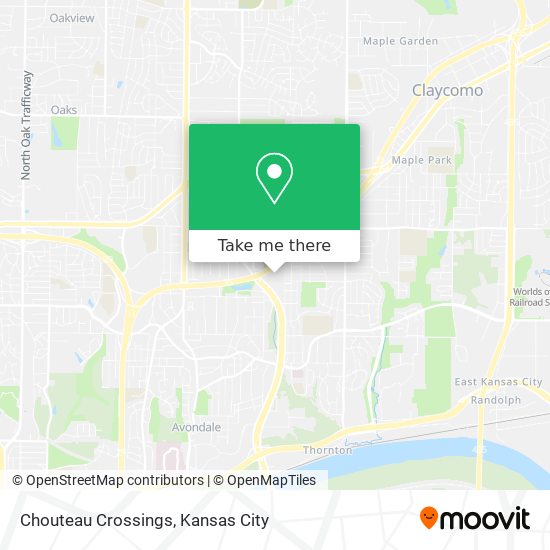 Chouteau Crossings map