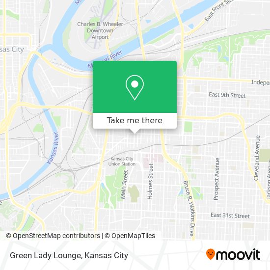 Green Lady Lounge map