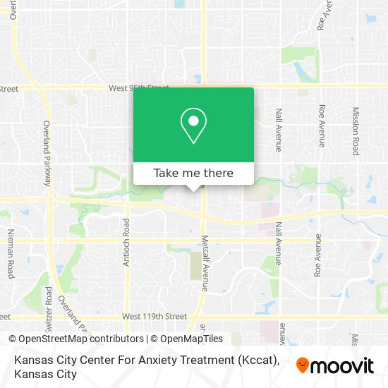 Kansas City Center For Anxiety Treatment (Kccat) map