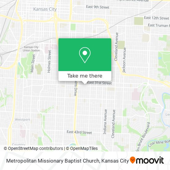 Mapa de Metropolitan Missionary Baptist Church