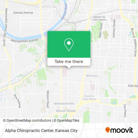 Mapa de Alpha Chiropractic Center