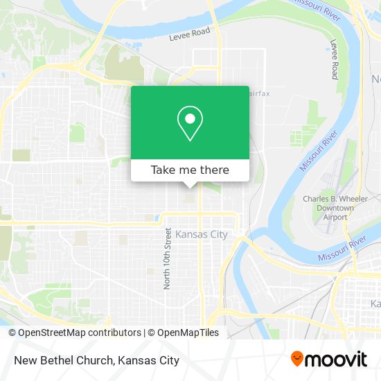 New Bethel Church map