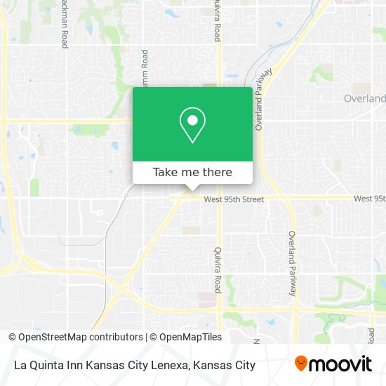 Mapa de La Quinta Inn Kansas City Lenexa