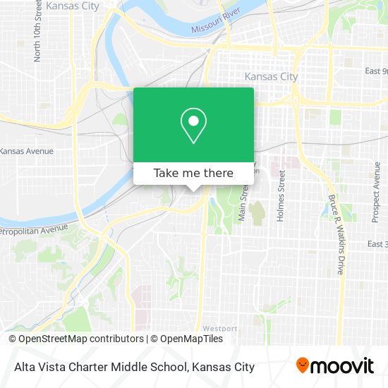 Alta Vista Charter Middle School map