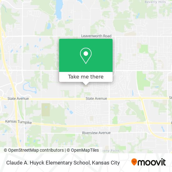 Claude A. Huyck Elementary School map