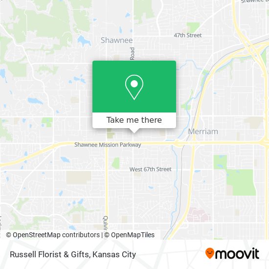 Russell Florist & Gifts map