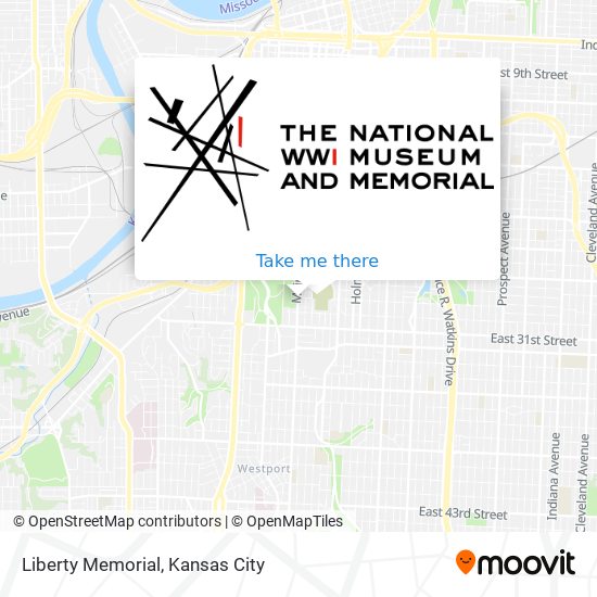 Liberty Memorial map