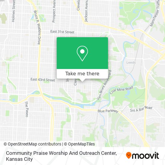 Community Praise Worship And Outreach Center map