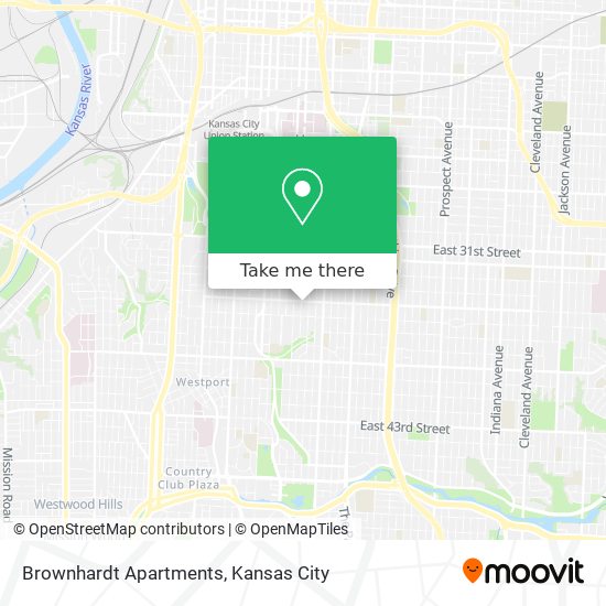 Mapa de Brownhardt Apartments