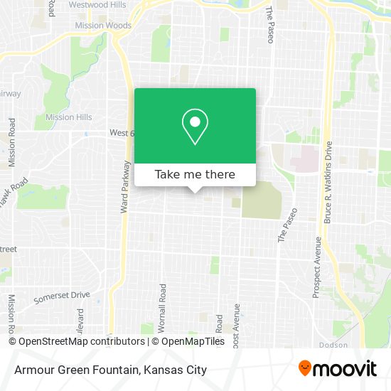 Armour Green Fountain map
