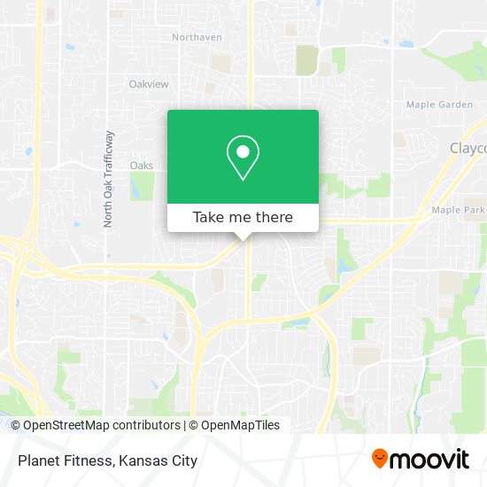 Planet Fitness map